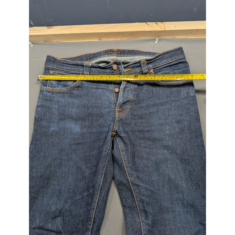 Nudie Jeans Co Dark Wash Bootcut Denim Jeans W36 Button Fly